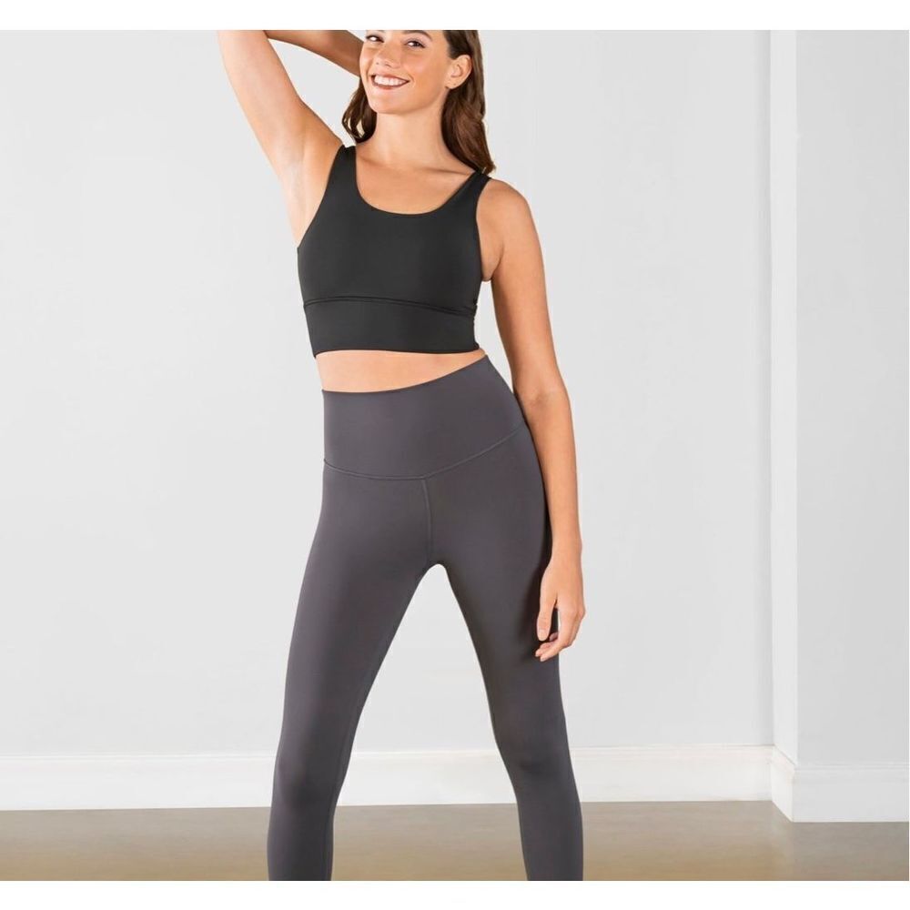 DYI‎ crop top bra black ribbed size small